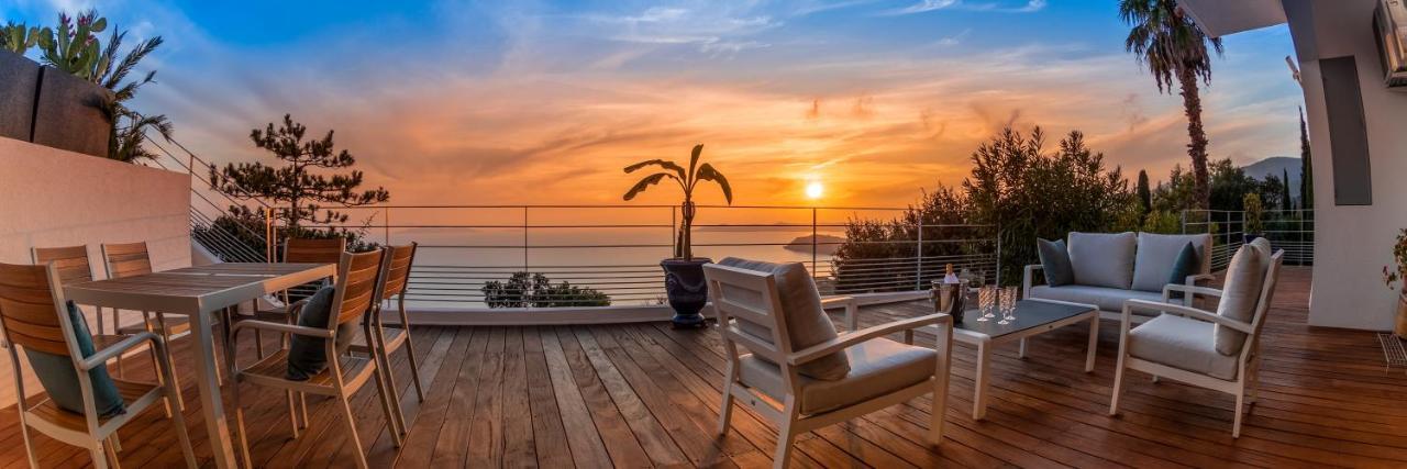 Vistazur Luxueux Appartement Avec Terrasse Et Piscine Le Le Rayol-Canadel-sur-Mer Luaran gambar