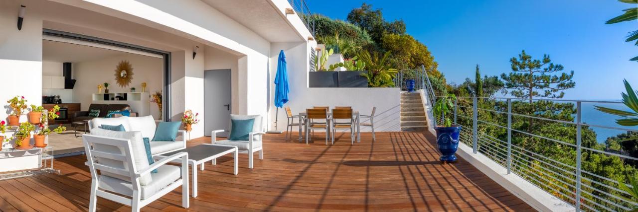 Vistazur Luxueux Appartement Avec Terrasse Et Piscine Le Le Rayol-Canadel-sur-Mer Luaran gambar
