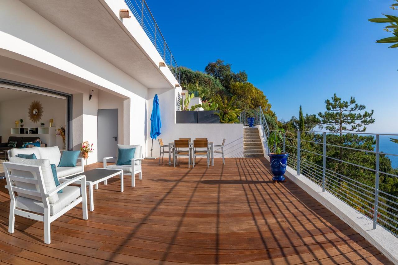 Vistazur Luxueux Appartement Avec Terrasse Et Piscine Le Le Rayol-Canadel-sur-Mer Luaran gambar