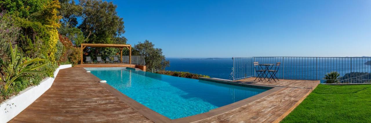 Vistazur Luxueux Appartement Avec Terrasse Et Piscine Le Le Rayol-Canadel-sur-Mer Luaran gambar